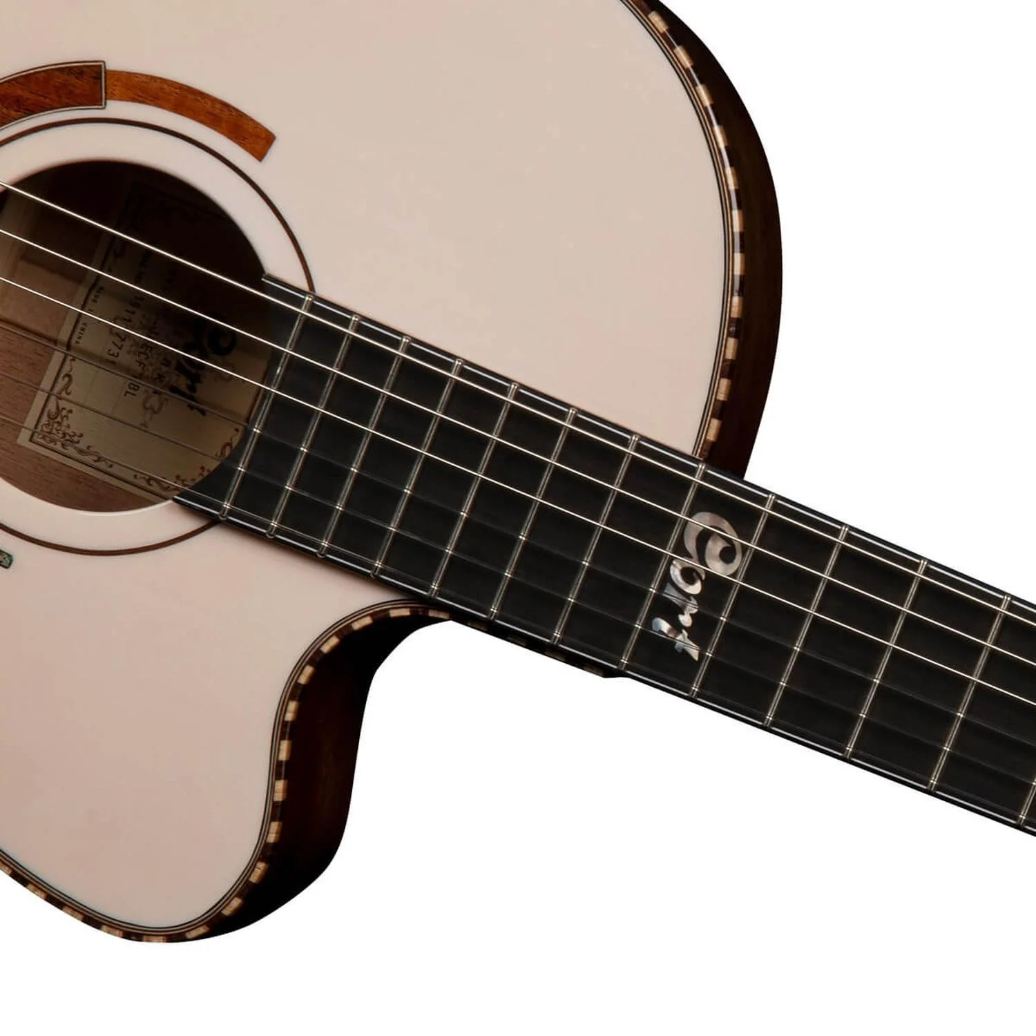 Cort Sol Encanto 6 String Semi Acoustic Guitar with Case - Image 3