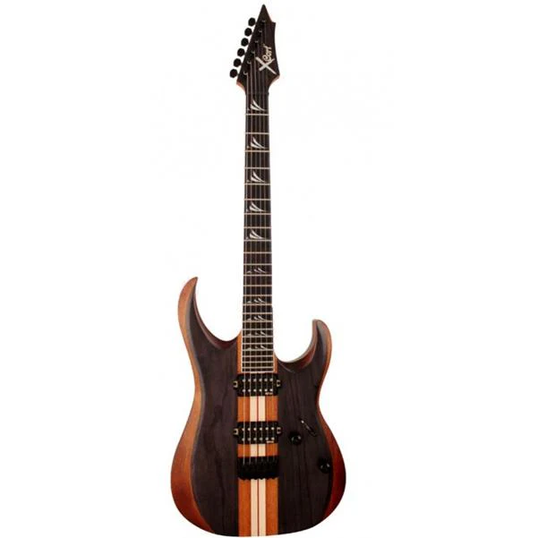 Cort X-LTD 16 Electric Guitar - Open Pore Transparent Black