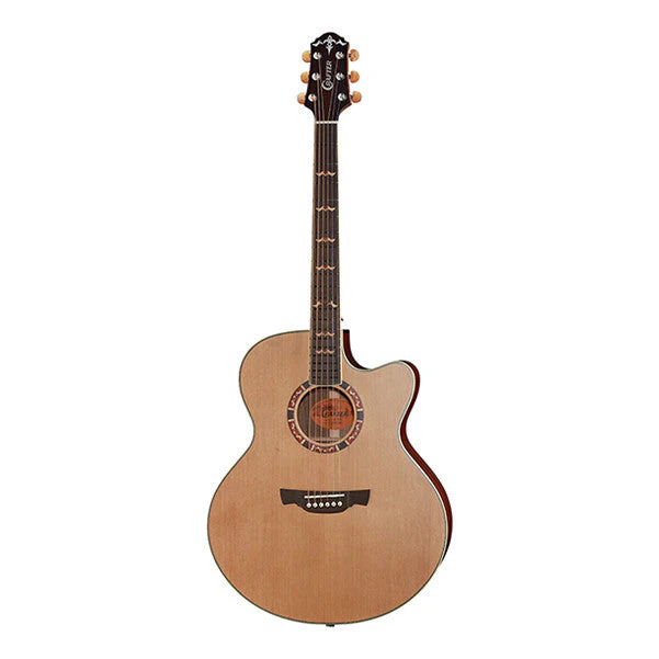 Crafter JE-18 Cutaway Electro Acoustic Guitar - Natural