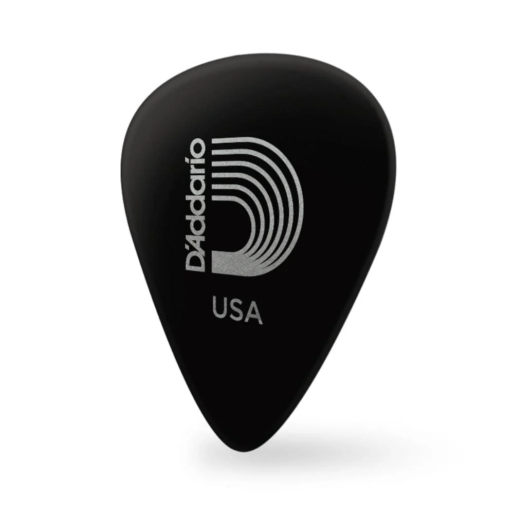 D'Addario Classic Celluloid Black 1.0mm Heavy Gauge Guitar Pick - Image 2