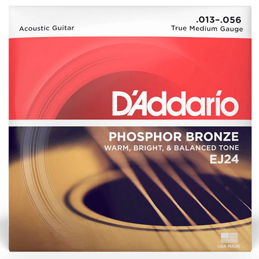D'Addario EJ24 Phosphor Bronze Medium Acoustic Guitar String Set