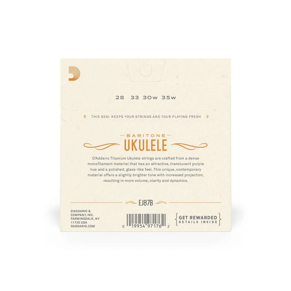 D'Addario EJ87B Baritone Ukulele String Set - Image 3