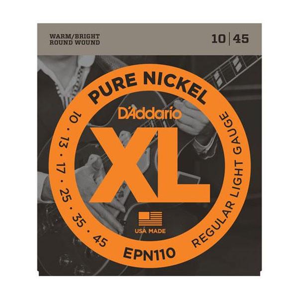 D'Addario EPN110 Electric Guitar Strings - Regular Light - 10-45