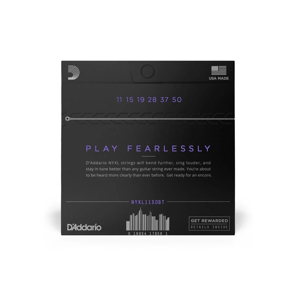 D'Addario NYXL1150BT Balanced Tension Medium Electric Guitar String Set - Image 3