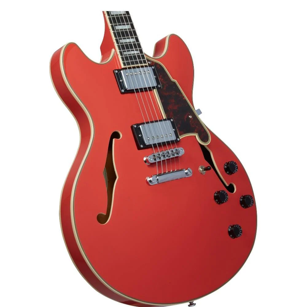 D'Angelico DAPDCFRCSCB Premier Dc Fiesta Electric Guitar - Image 2
