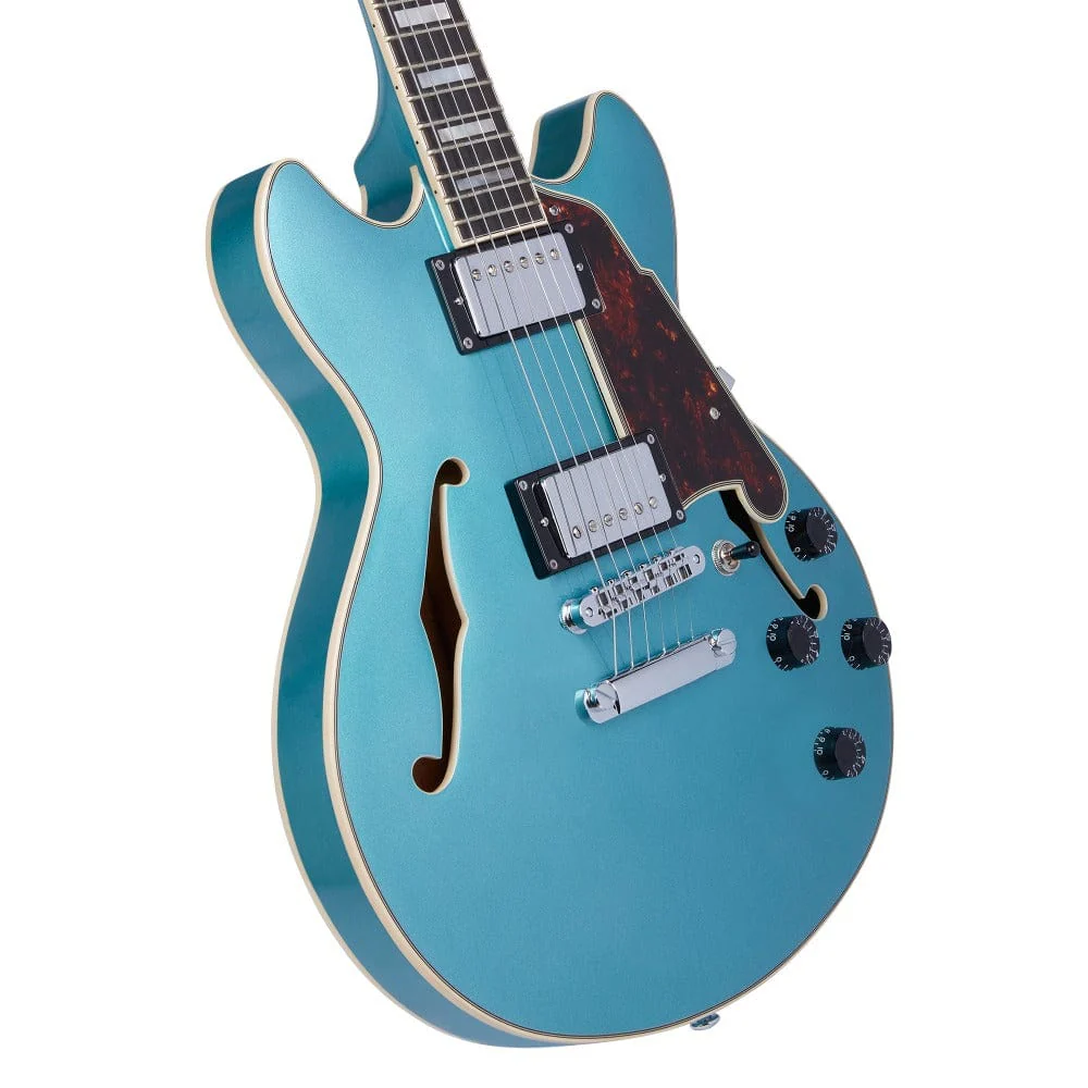 D'Angelico Premier Mini DC Semi-Hollow 6 String Electric Guitar - Image 14