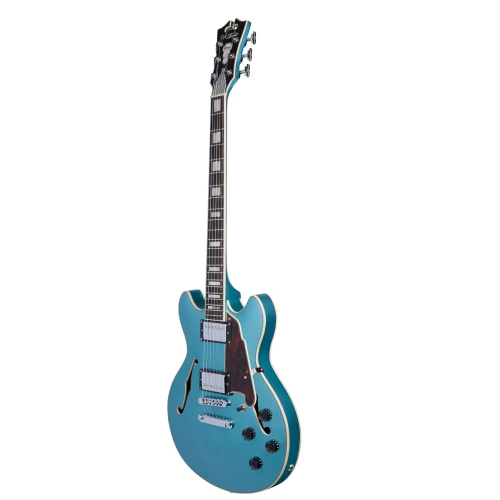 D'Angelico Premier Mini DC Semi-Hollow 6 String Electric Guitar - Image 16