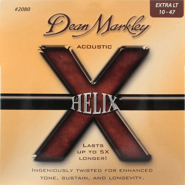 Dean Markley 2080 Acoustic Guitar Strings - HELIX, XL