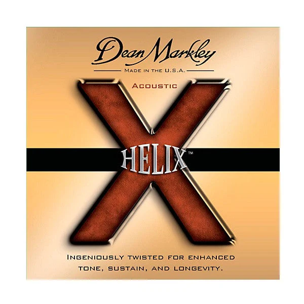 Dean Markley 2082 Acoustic Guitar Strings - HELIX, Custom Light