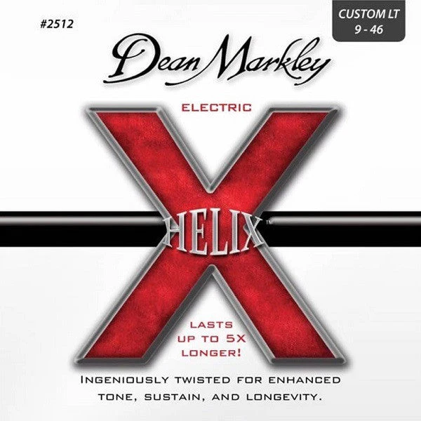Dean Markley 2512 Electric Guitar Strings - Custom Light Helix - 0.09-0.46
