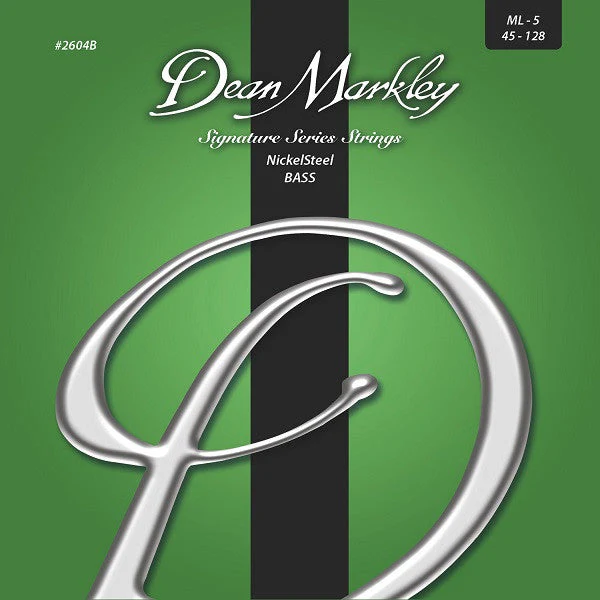 Dean Markley 2604B NickelSteel Bass Guitar Strings - 5-String - 45-128