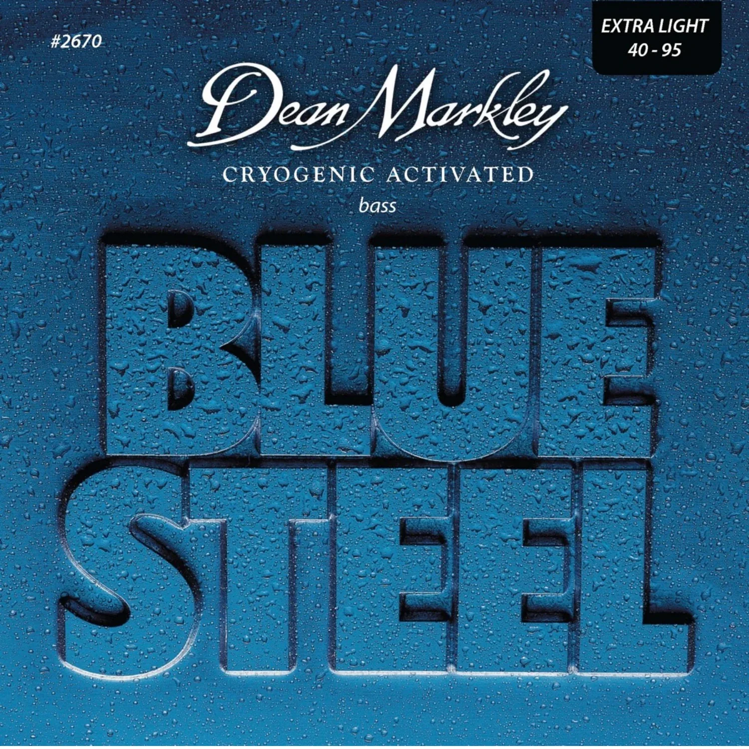 Dean Markley 2674 Blue Steel Cryogenic Medium Bass Guitar Strings - 0.45-0.105