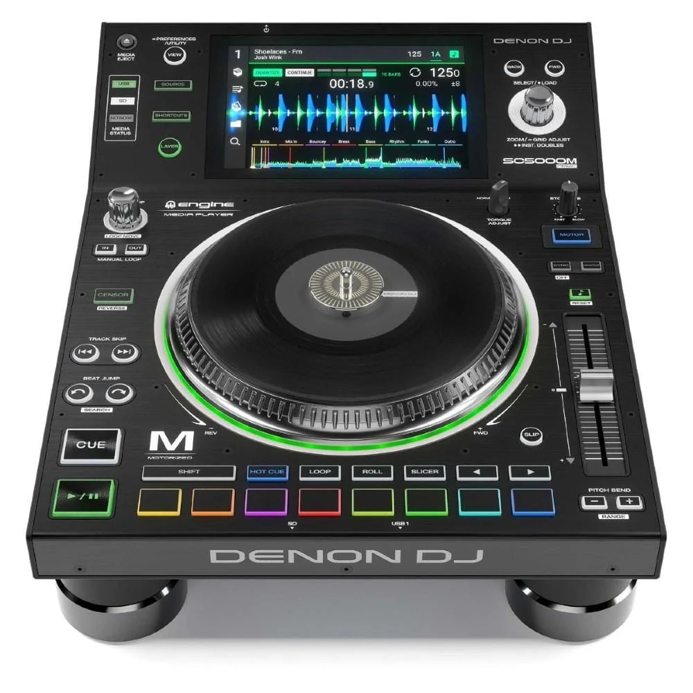 Denon DJ SC5000M Prime Professional DJ Media Player with Motorized Platter and 7 Inch Multi-Touch Display - Image 3