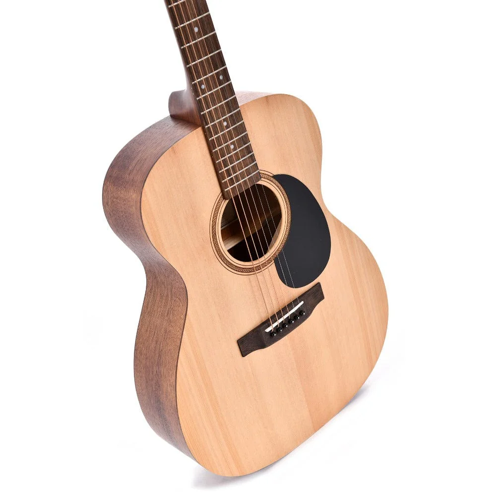 Ditson 000C-15E 6 String Electro Acoustic Guitar - Natural - Image 6