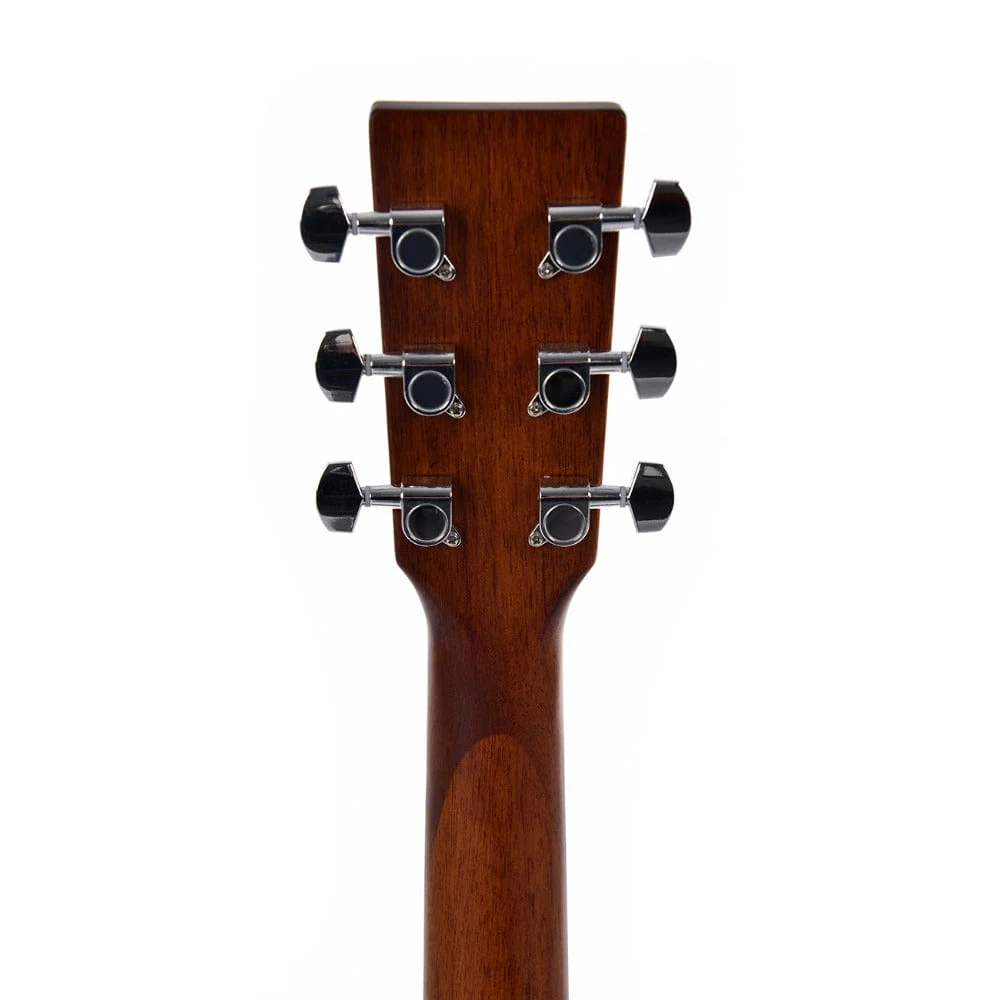 Ditson D-10 6 String Acoustic Guitar - Natural - Image 4