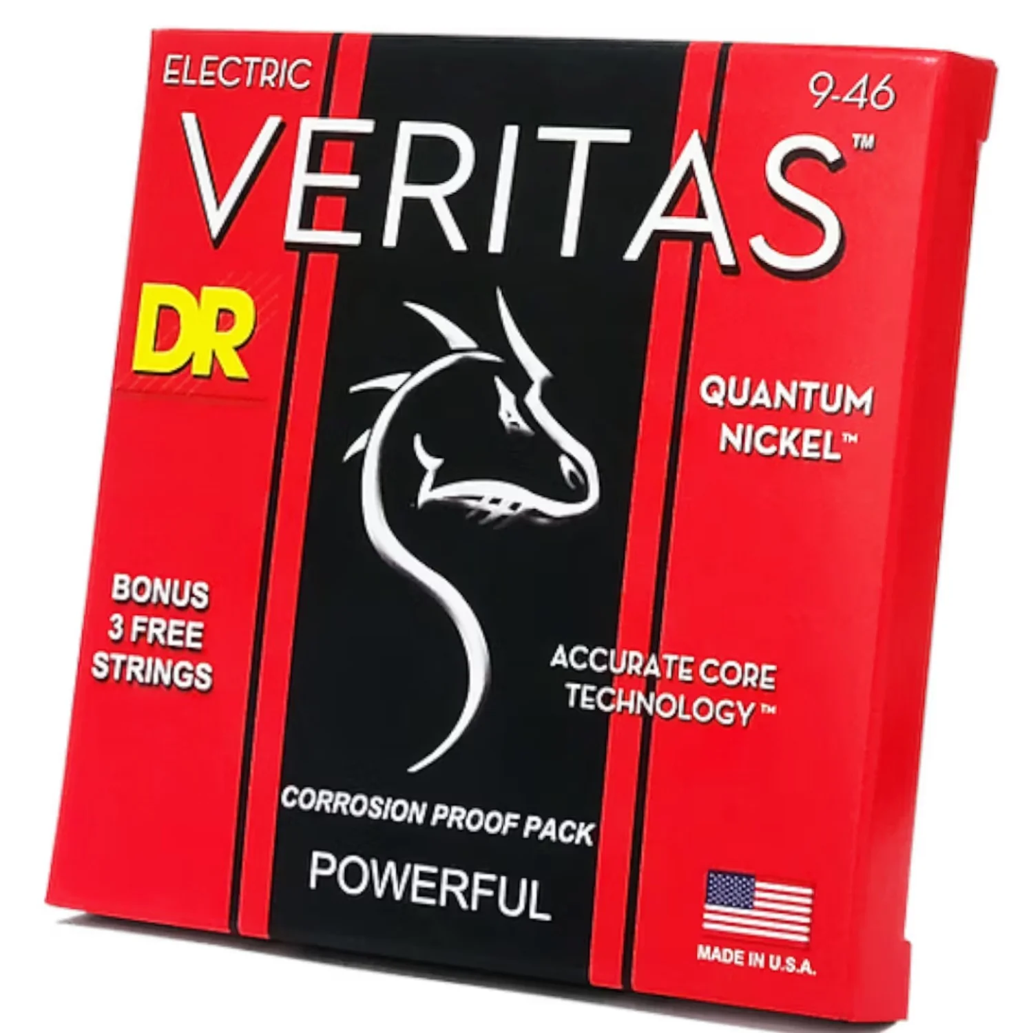 DR String VTE-9/46 Veritas Light to Medium Electric Guitar Strings Set - .009-.046 - Image 2