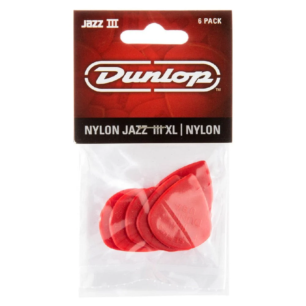 Dunlop 47RXLN Jazz III XL Nylon Guitar Picks