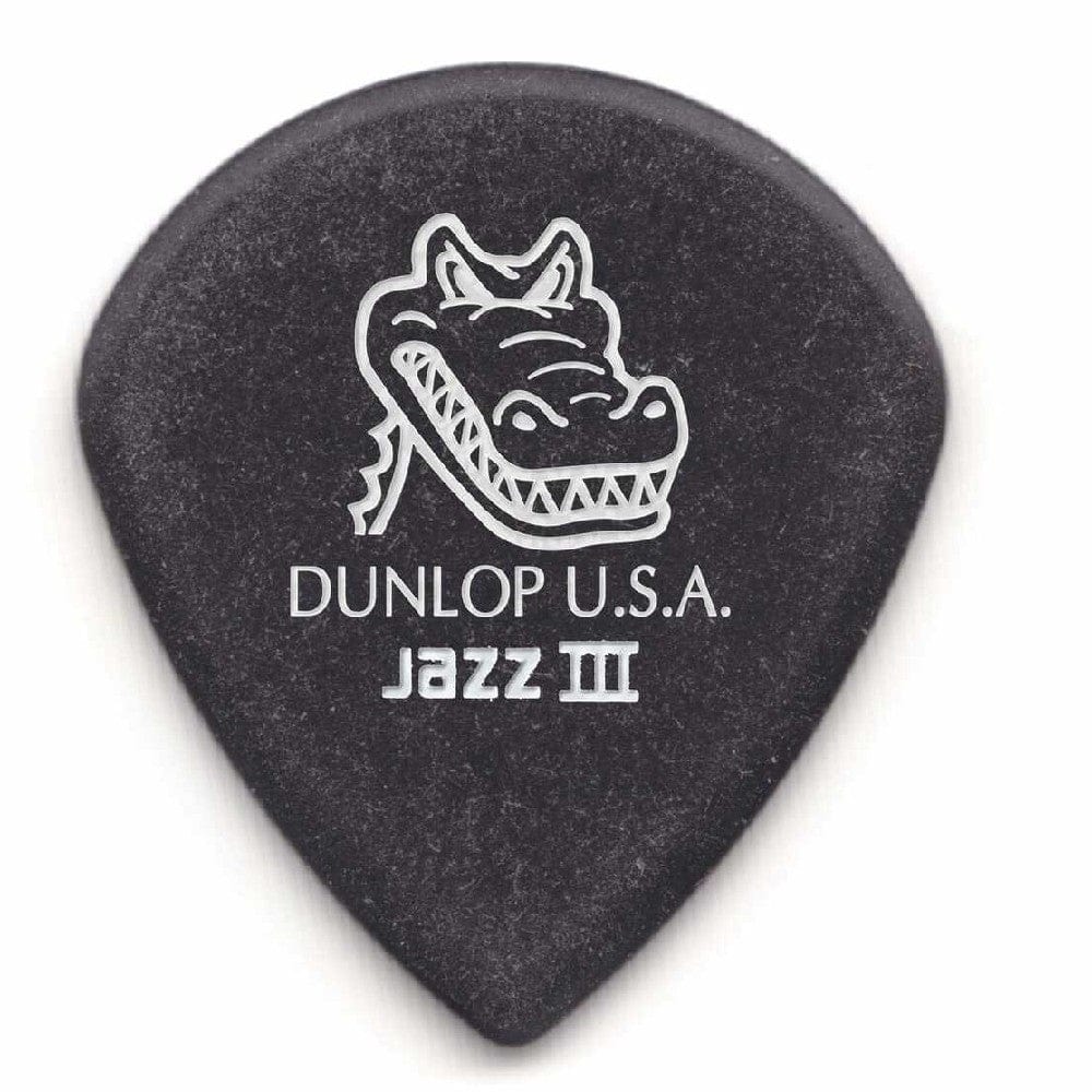Dunlop 571P140 Gator Grip Jazz III Guitar Pick - Pack of 6