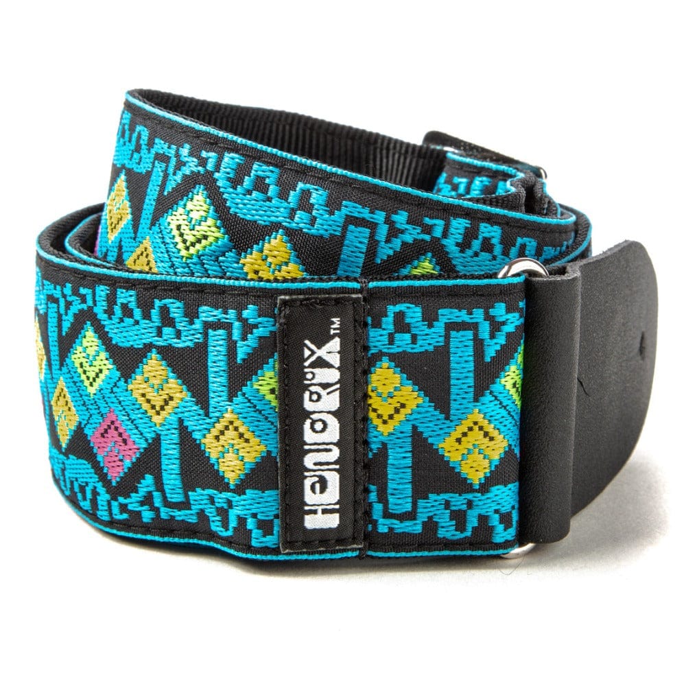 Dunlop JH14 Jimi Hendrix Blue Diamonds Guitar Strap - Image 2