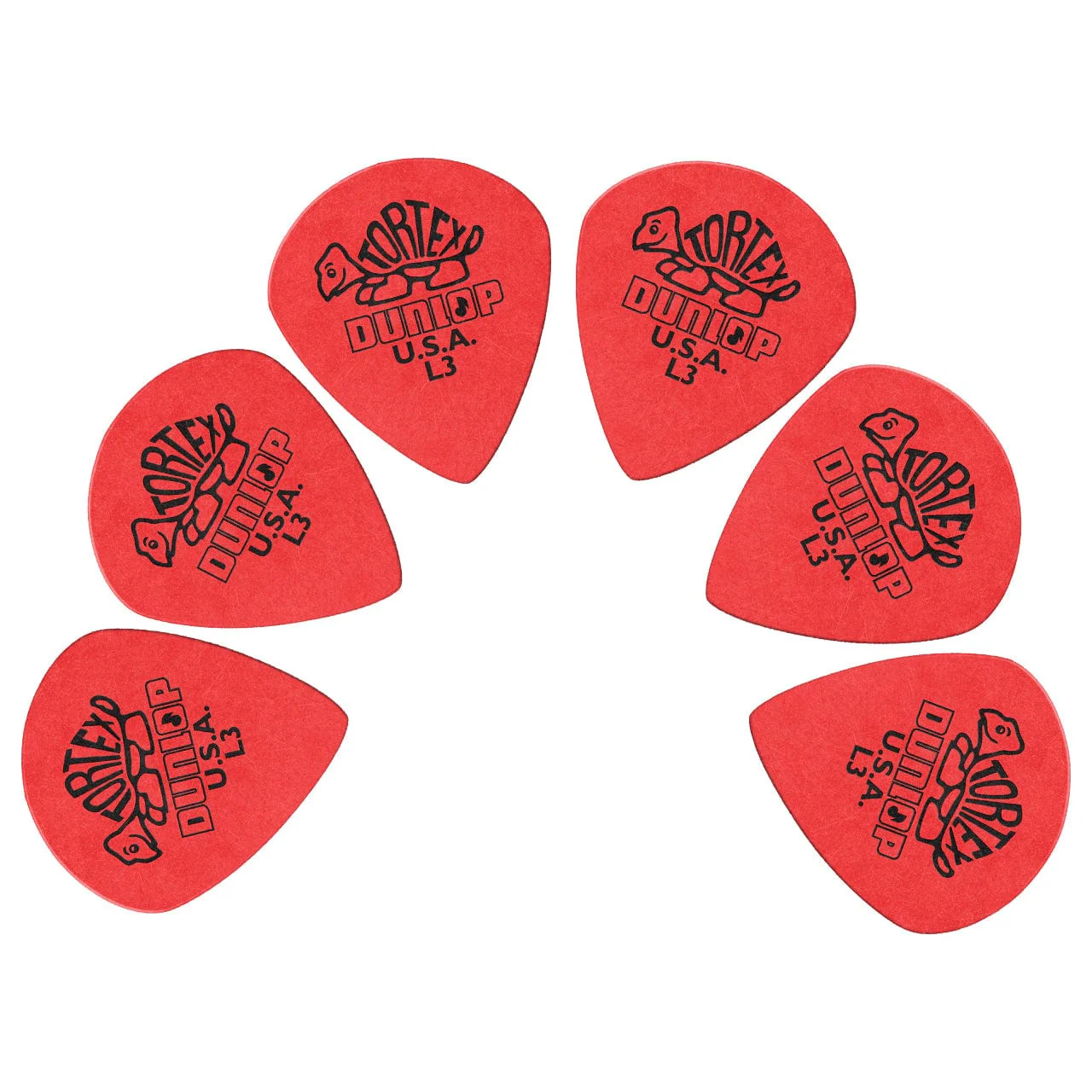 Dunlop Tortex Jazz Guitar Pick - Set of 6 - Image 5