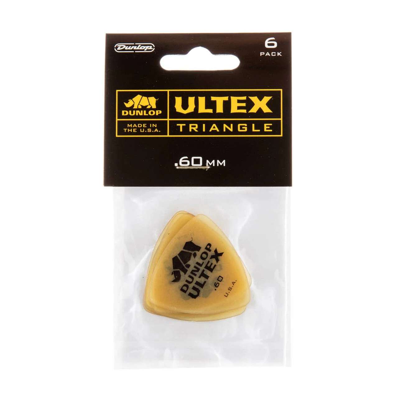 Dunlop Ultex Triangle 1mm Guitar Pick - Set of 6 - Image 5