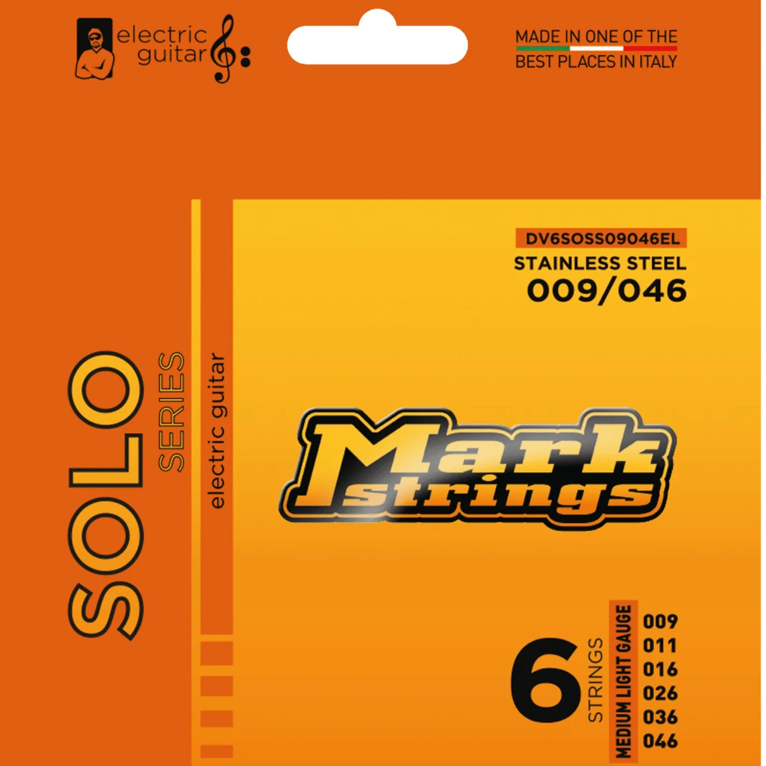 DV Mark Solo Series Stainless Steel Medium Light Gauge Electric Guitar String Set - Image 3