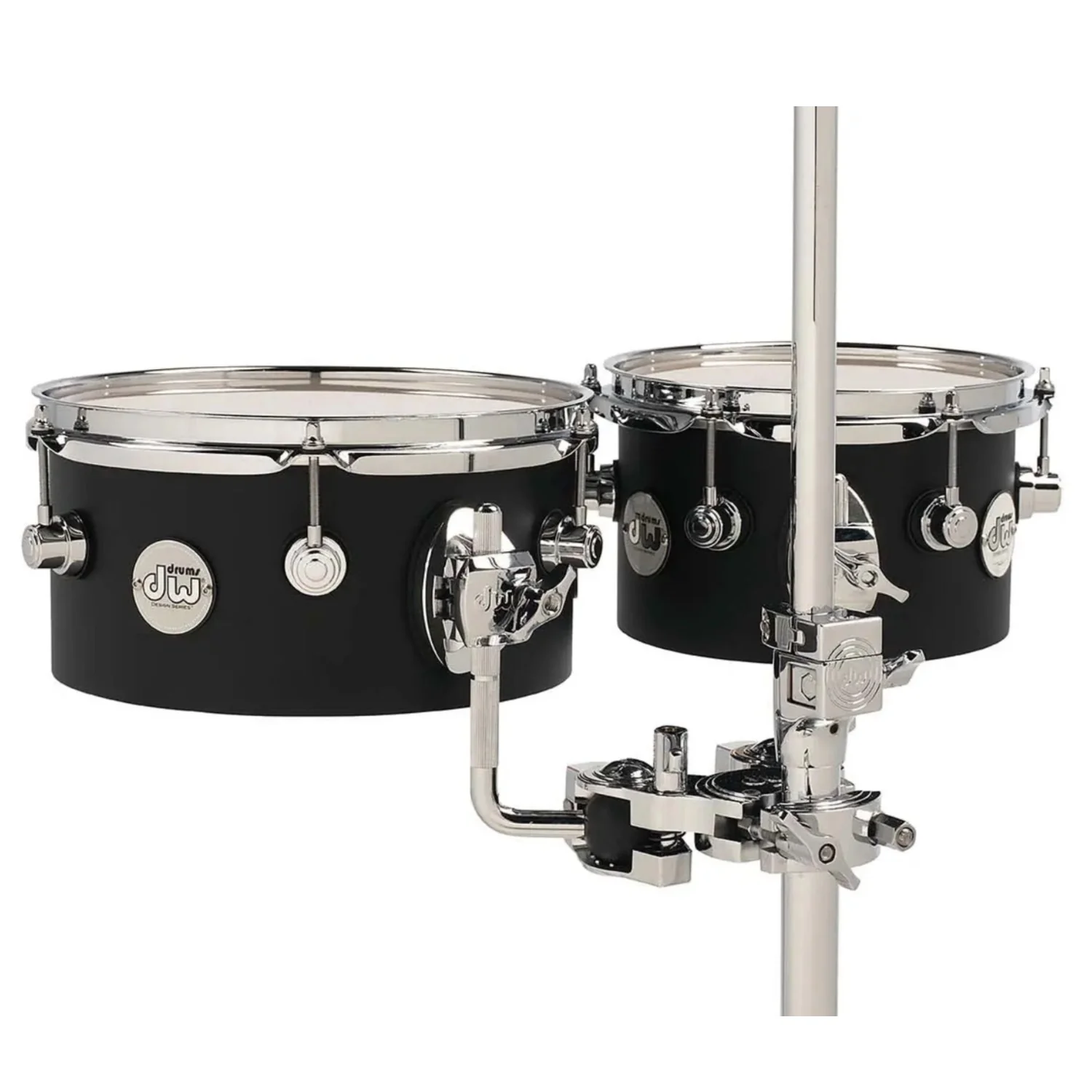 Dw Drum Workshop DDCT02BLCR 8" & 10" Design Series Concert Toms