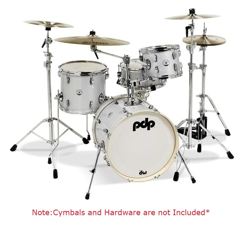 Dw Drum Workshop PDNY1804DS PDP New Yorker 4-Piece Shell Pack - Diamond - Image 2