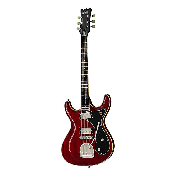 Eastwood Guitars Sidejack HB DLX Electric Guitar - Cherry