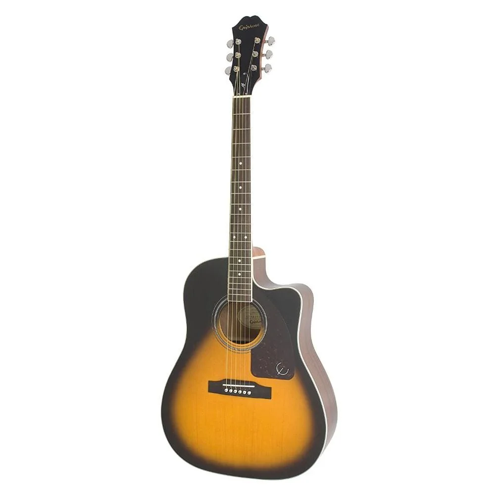 Epiphone J-45 EC Studio AJ220SCE Electro Acoustic Guitar, Vintage Sunburst - Image 2