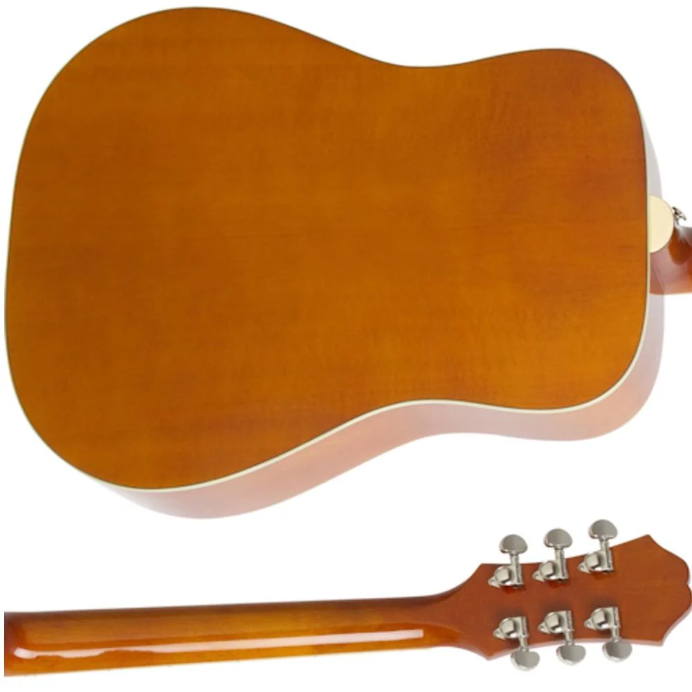 Epiphone Dove Studio 6 String Electro Acoustic Guitar - Violinburst - Image 4