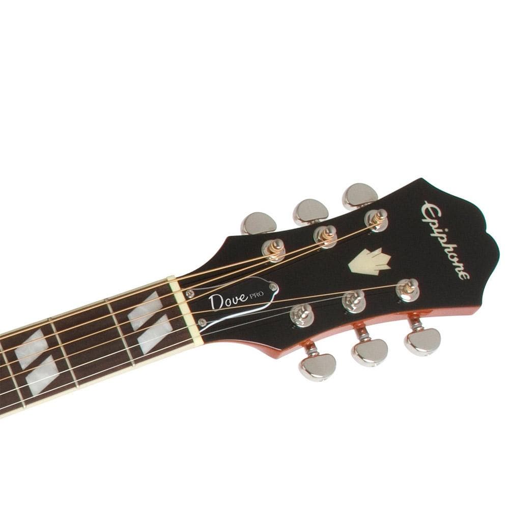 Epiphone Dove Studio 6 String Electro Acoustic Guitar - Violinburst - Image 5