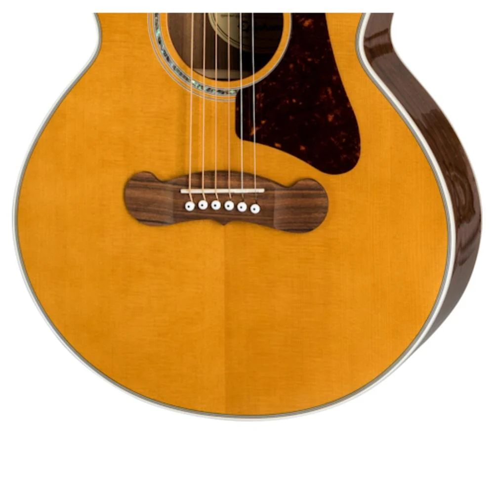 Epiphone J-200 EC Studio Parlor Electro Acoustic Guitar - Image 2