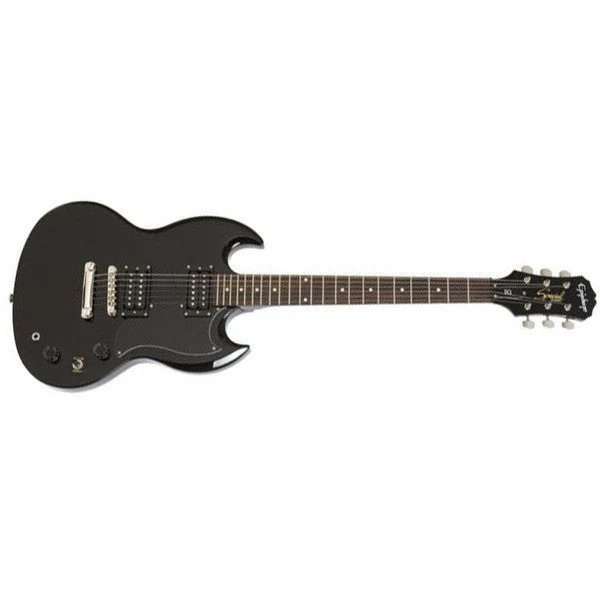 Epiphone ESGSPBBH1-E Electric Guitar, Goth SG-Special LTD, Black
