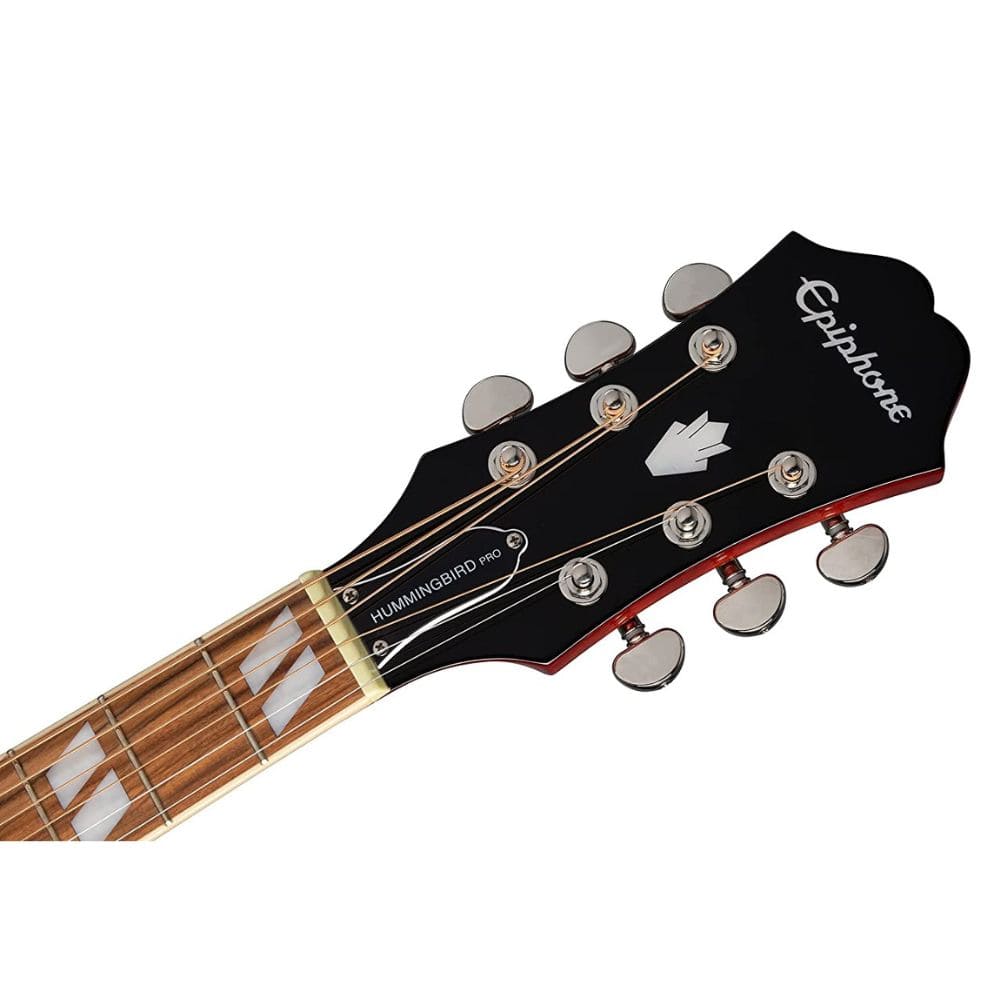 Epiphone EEHBFCNH1 Hummingbird Studio Electro Acoustic Guitar - Faded Cherry - Image 6
