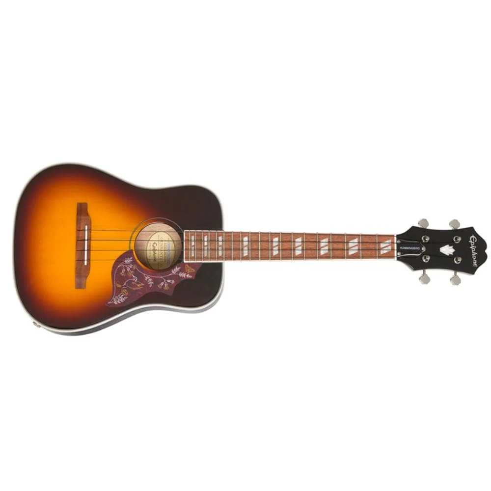 Epiphone Hummingbird Tenor Electro Acoustic Ukulele - Image 4