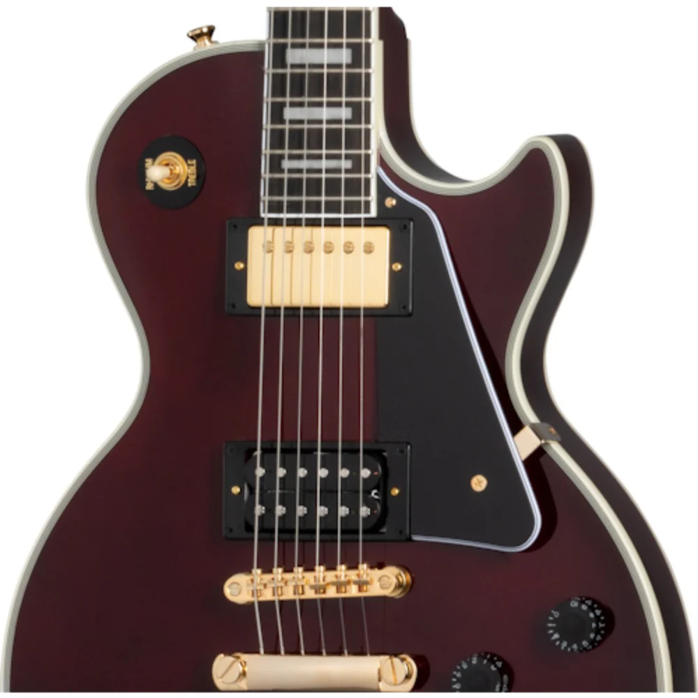 Epiphone Jerry Cantrell Wino Les Paul Custom 6 String Electric Guitar - Image 3
