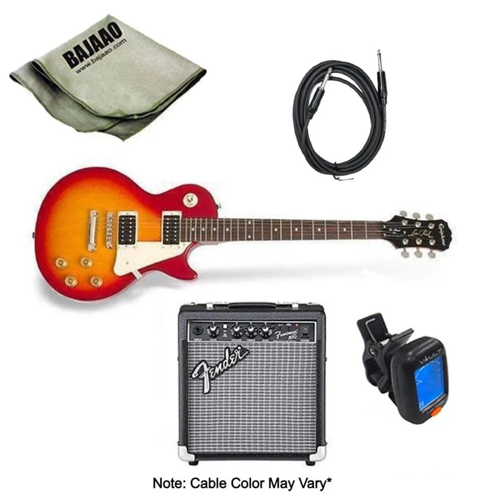 Epiphone Les Paul LP100 Standard Electric Guitar Bundle