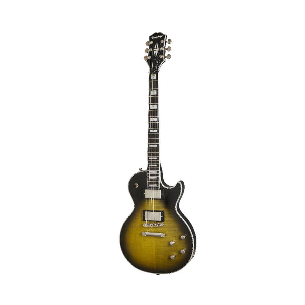 Epiphone Les Paul Prophecy 6 String Electric Guitar - Black Aged Glass - Image 4