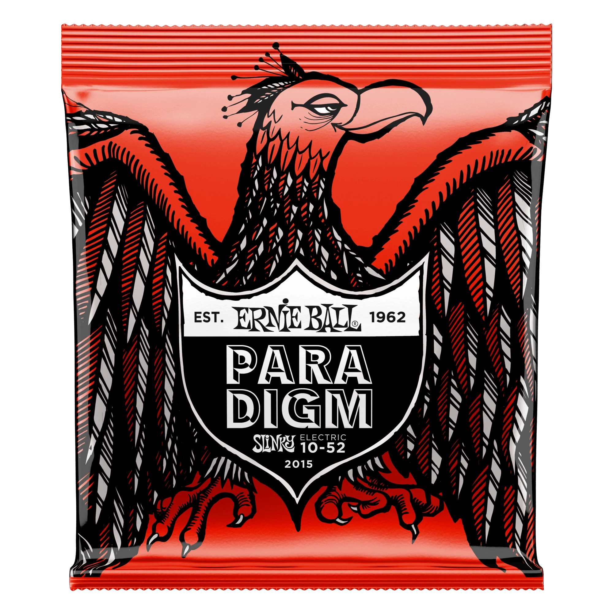 Ernie Ball 2015 Paradigm Slinky Electric Guitar Strings Skinny Top Heavy Bottom - 10-52