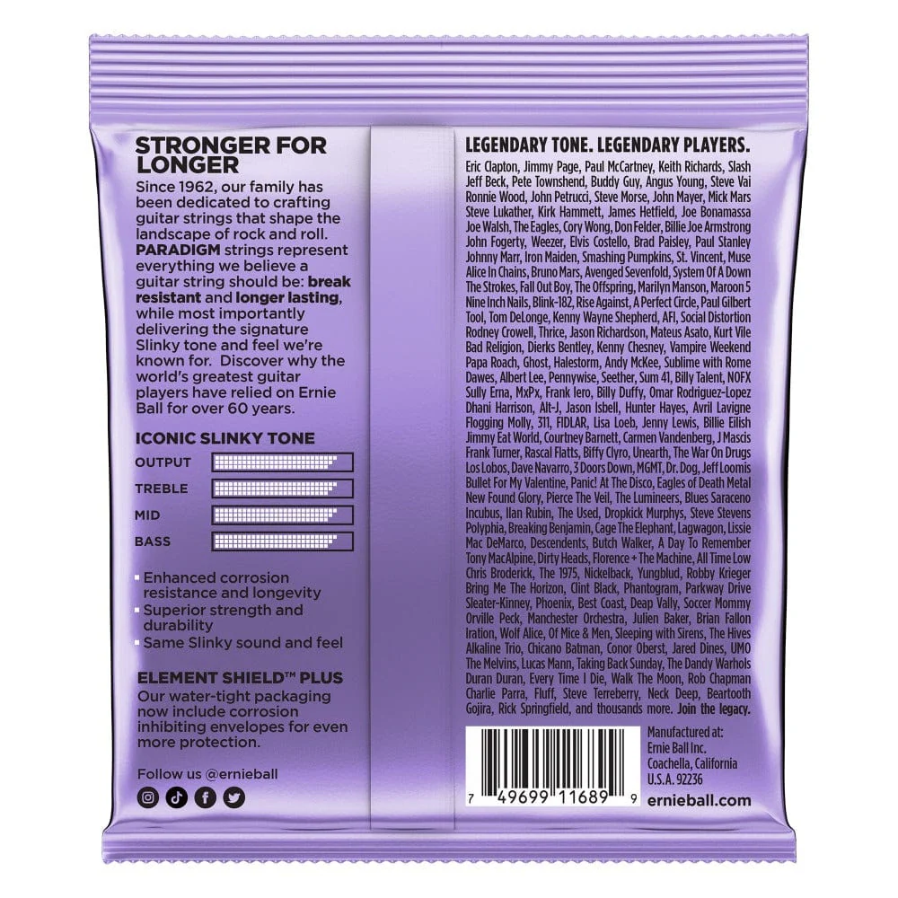 Ernie Ball 2017 Paradigm Slinky Electric Guitar Strings - 10-48 - Image 2