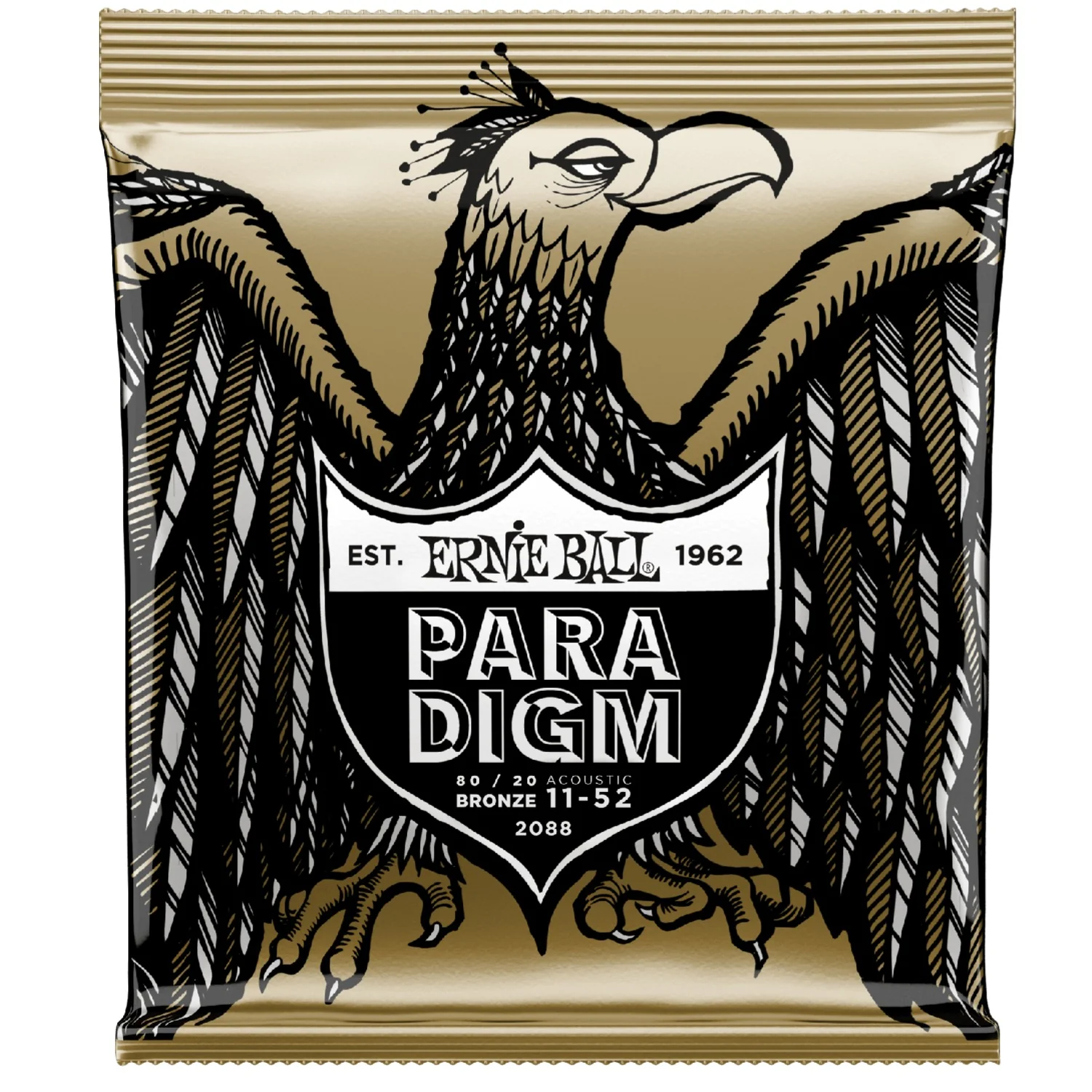Ernie Ball 2088 Paradigm 80/20 Bronze Acoustic Guitar Strings Light - 11-52