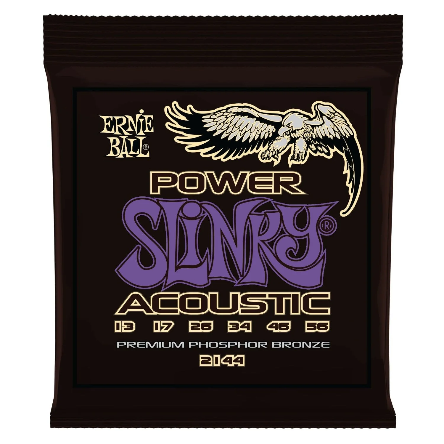 Ernie Ball 2144 Power Slinky Acoustic Guitar Strings