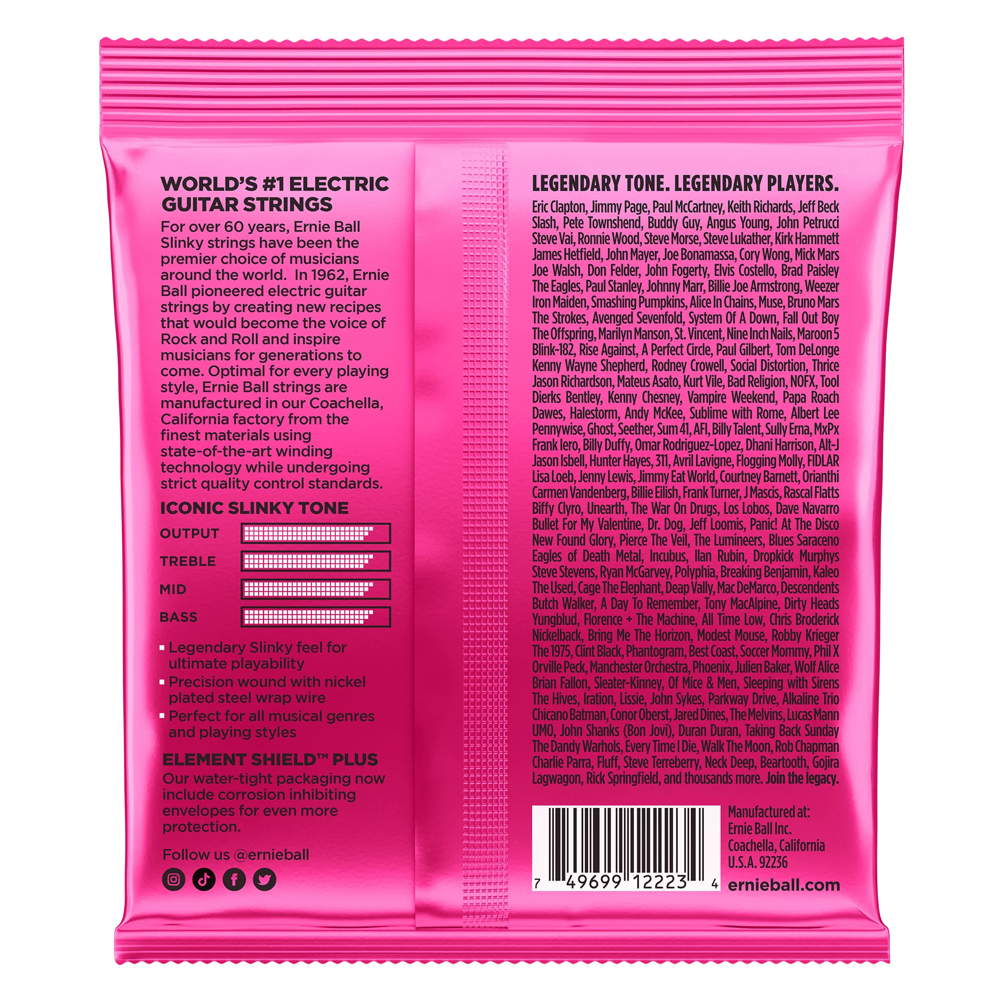 Ernie Ball 2223 Super Slinky Custom Gauge Electric Guitar Strings - Image 2
