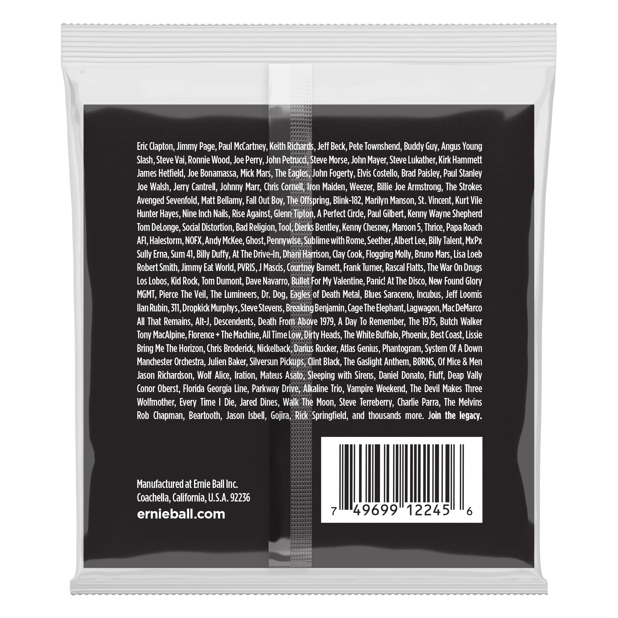 Ernie Ball 2245 Guitar Strings, Stainless Steel, Power Slinky - Image 2