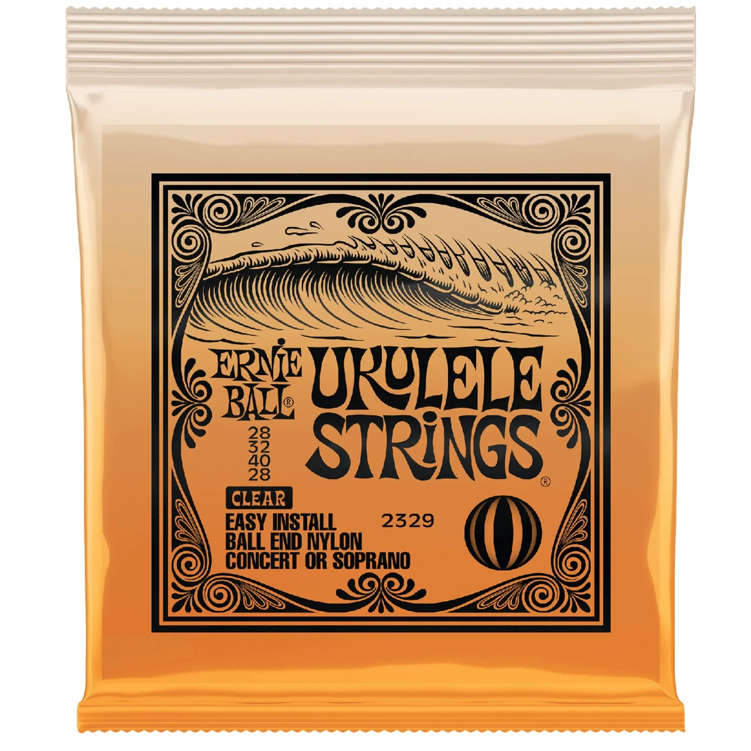 Ernie Ball 2329 Ball End Nylon Ukulele Strings - Clear