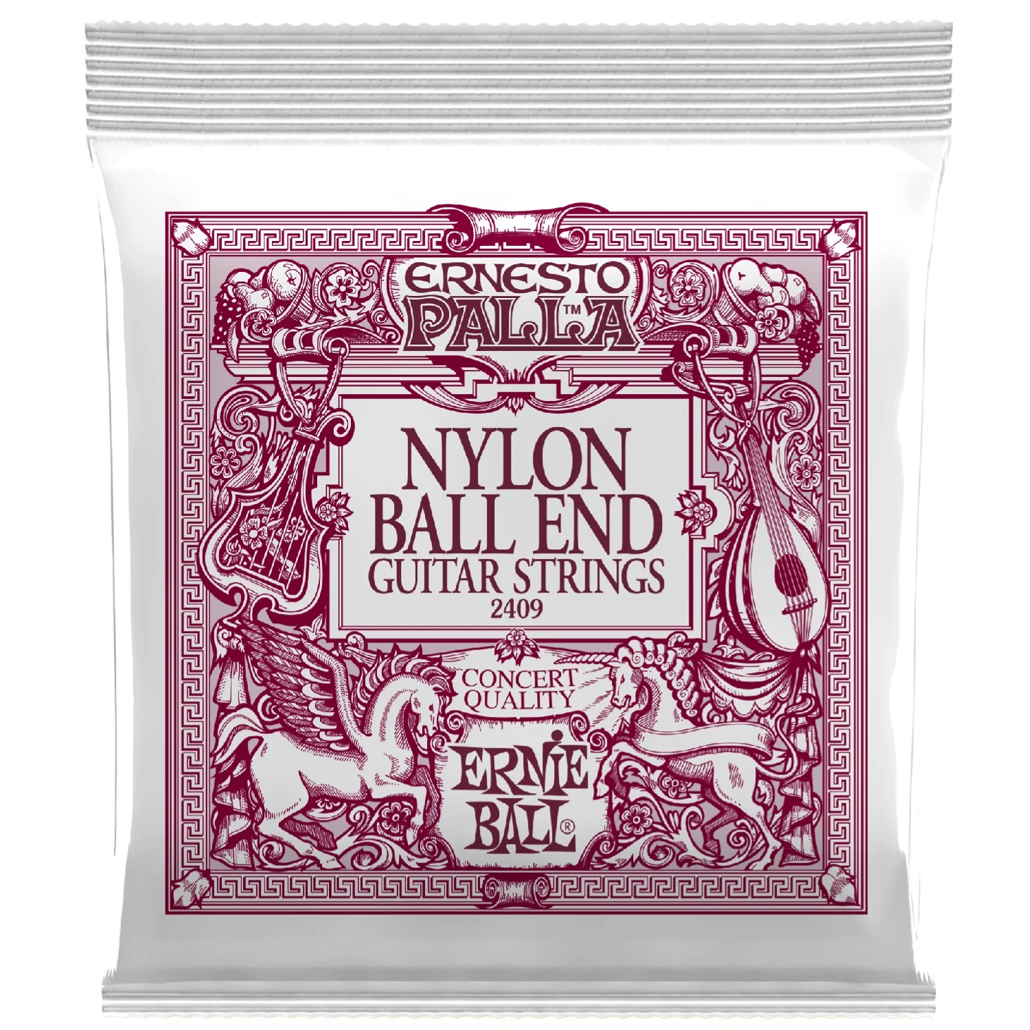 Ernie Ball 2409 Ernesto Palla Black And Gold Ball-End Nylon Classical Guitar Strings