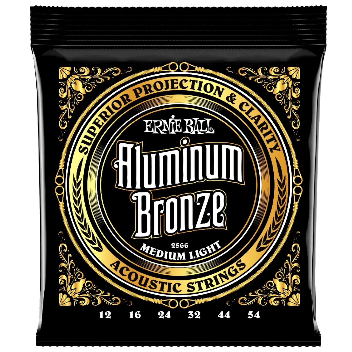 Ernie Ball 2566 Acoustic Guitar Strings - Aluminum Bronze - .012-.054