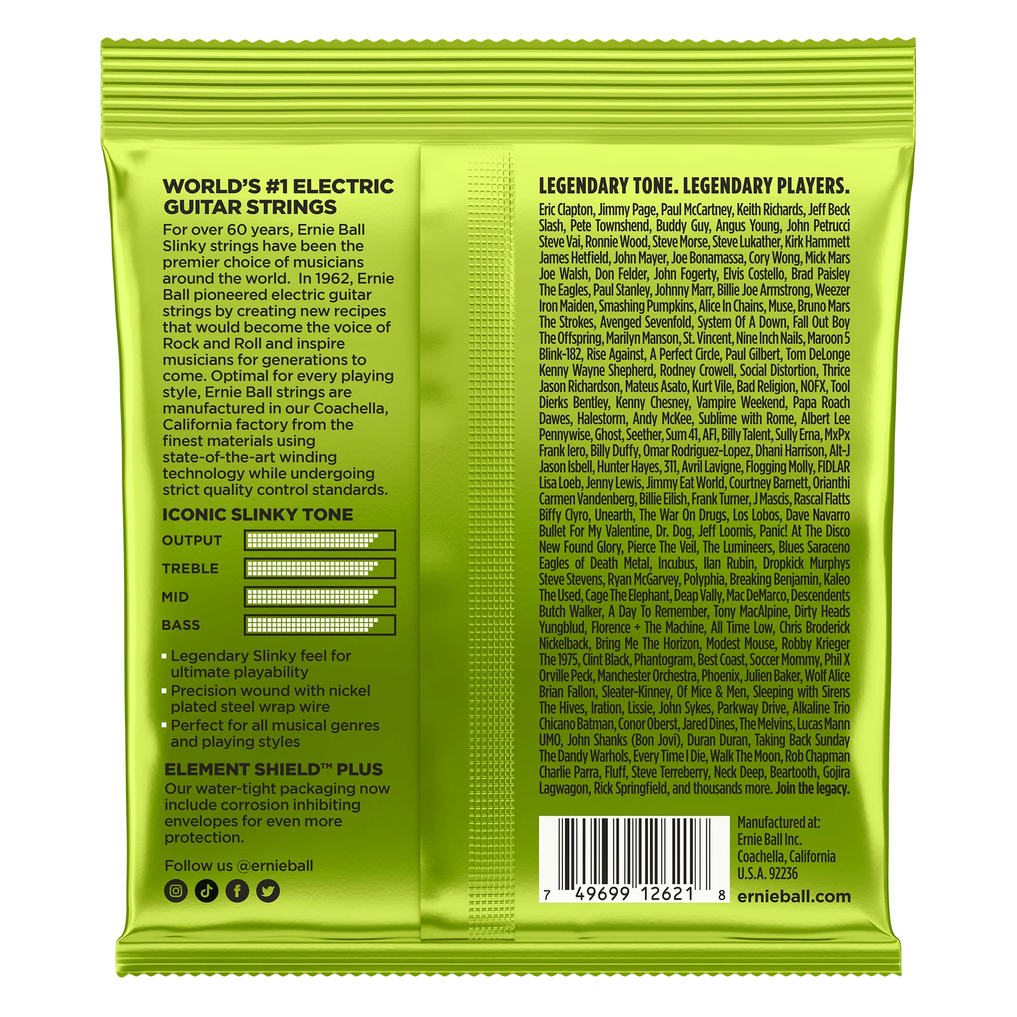 Ernie Ball 2621 7-String Regular Slinky Electric Guitar Strings - Image 2