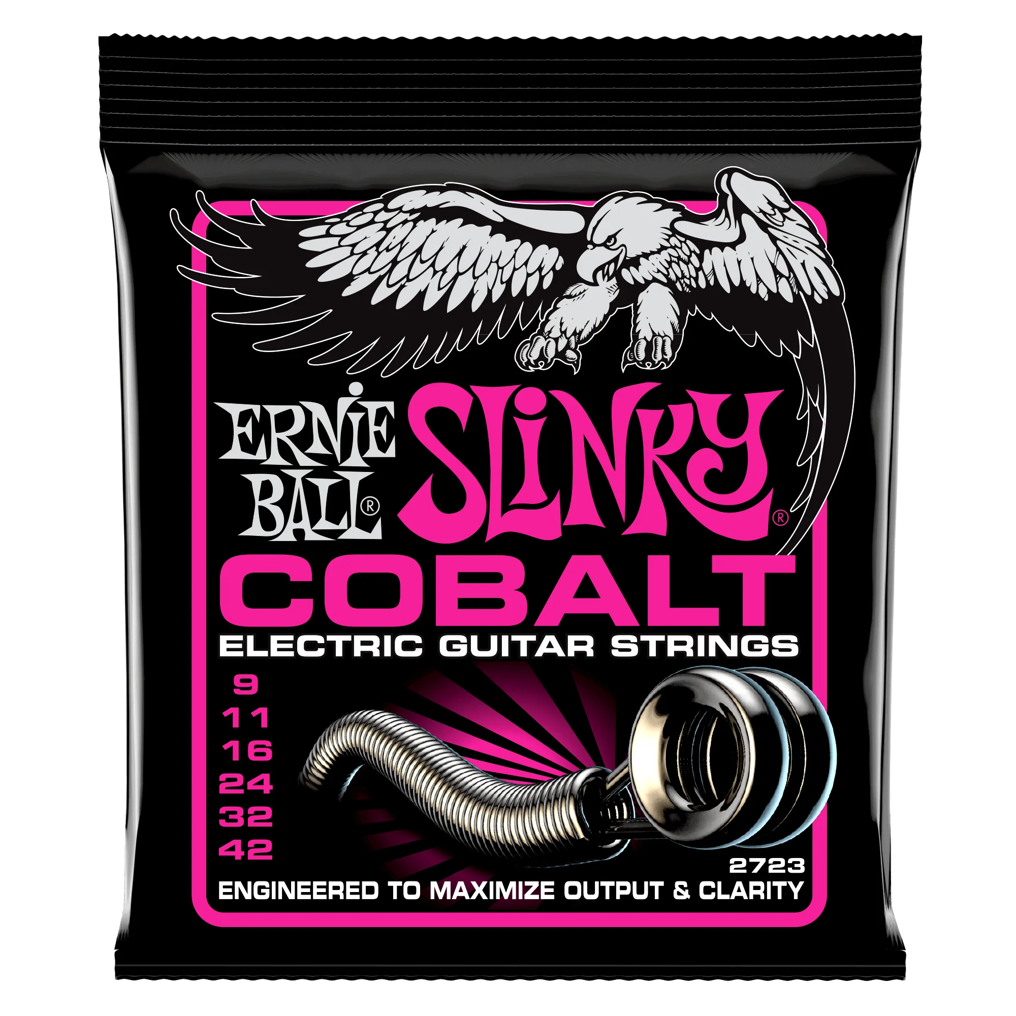 Ernie Ball 2723 Cobalt Super Slinky Electric Guitar Strings - 0.11-0.42